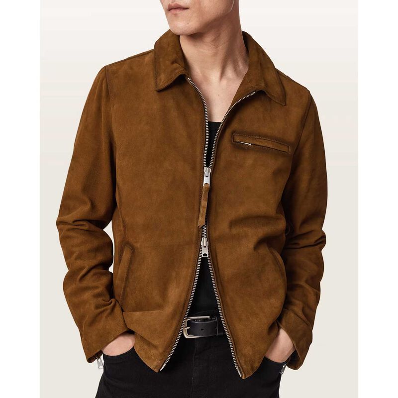 AllSaints Ashwood Suede Jacket image number 2